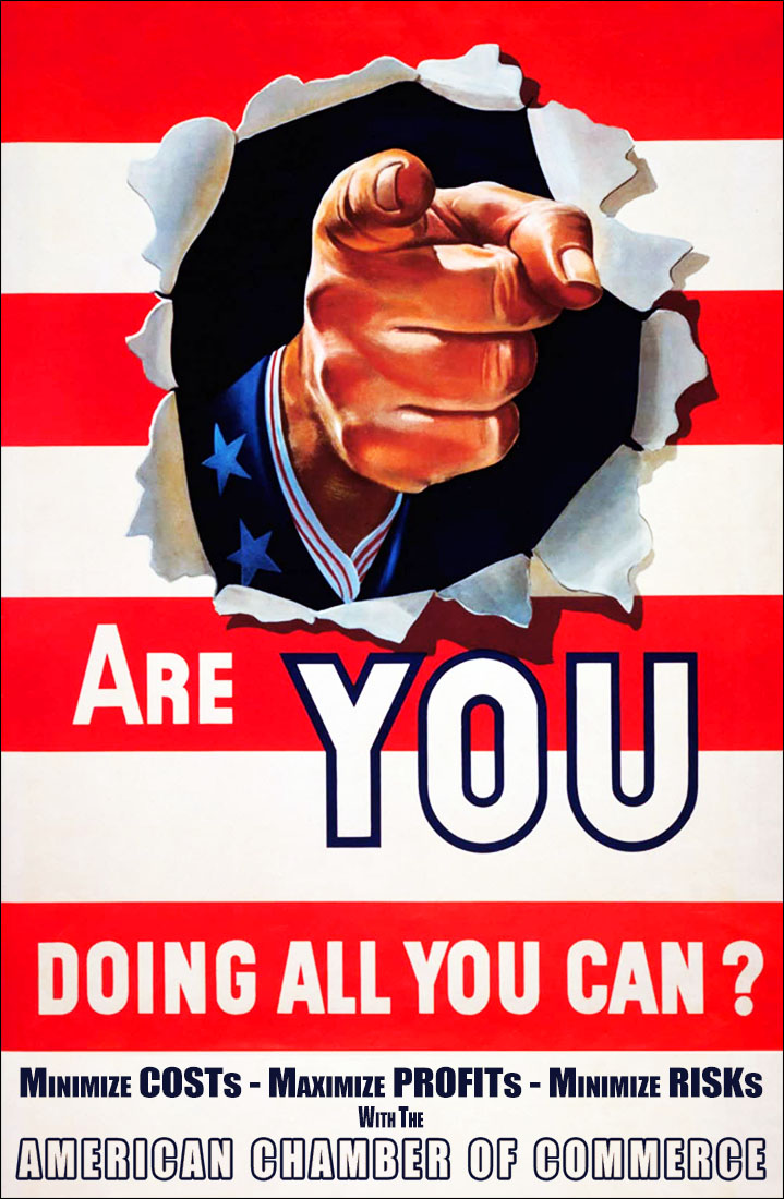 Uncle Sam:  I want You to Join the American Chamber of Commerce